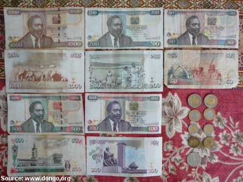 Money @ Kenya - France: Travel Pictures Country next to Country - Misc.